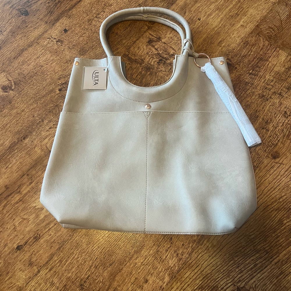 Ulta Beauty Tan Tote with Tassel(New)